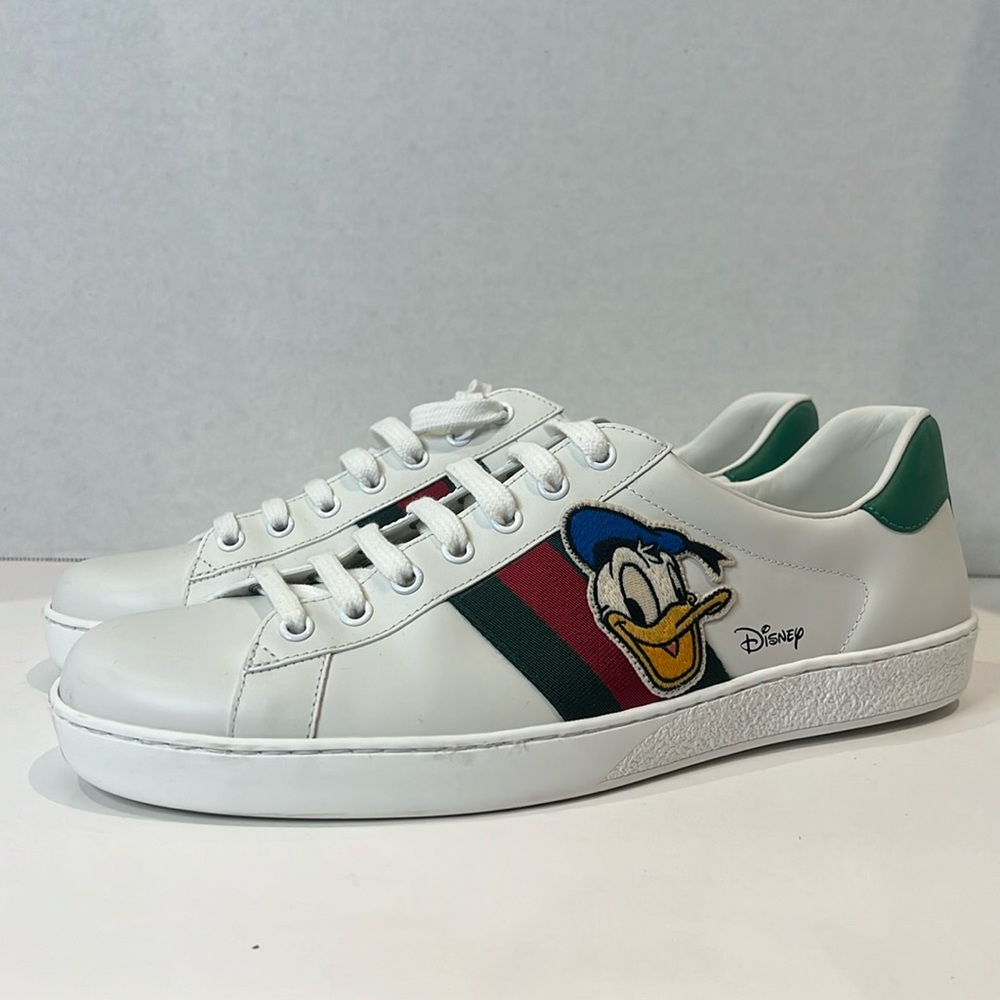 Gucci Ace Sneakers LIMITED EDITION Disney Donald Duck - Picture 2 of 6
